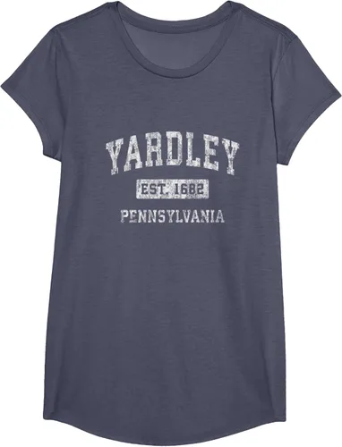 Vista 19 de Yardley Pennsylvania PA - Camiseta de manga corta, diseño deportivo