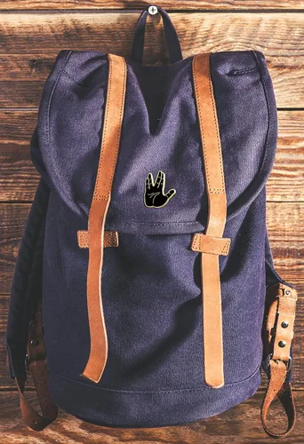 Vista 3 de Live Long & Prosper - Pin de esmalte con emoji, hecho por fanáticos de Star Trek, Esmalte