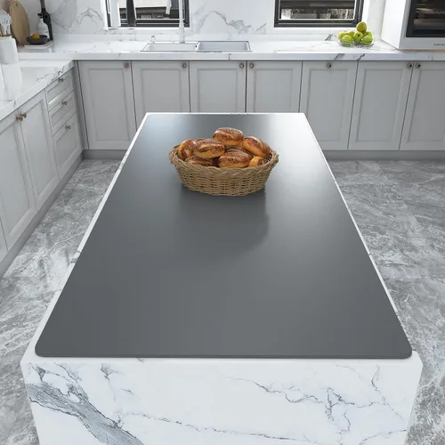 Vista 9 de Warome Alfombrillas de silicona para encimera de cocina, mesa y escritorio, 23.6 x 15.7 pulgadas, protector de encimera resistente al calor