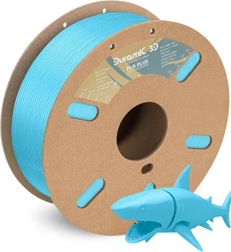 Vista 18 de DURAMIC 3D PLA Plus - Filamento de ácido poliláctico de 0.068 pulgadas para impresora 3D, color negro de 2.2 libras, 8 veces más resistente, carrete