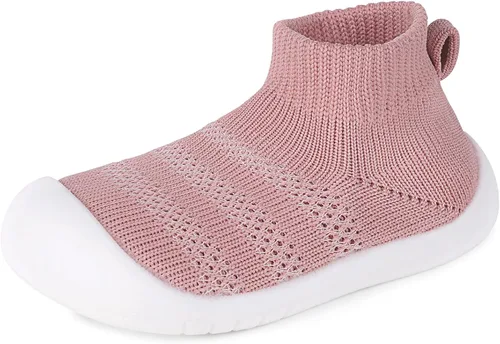 Vista 43 de Zapatos de bebé Pantuflas para niños pequeños, calcetines para niños y niñas, suela antideslizante