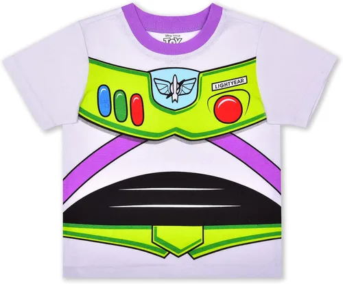 Vista 2 de Disney Toy Story Woody and Buzz Lightyear - Conjunto de camiseta y pantalones deportivos para niños pequeños y niños pequeños