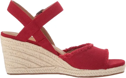 Vista 6 de Lucky Brand Sandalias de cuña Mindra para mujer, Azul