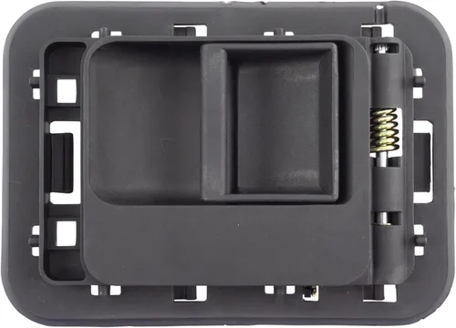 Vista 29 de TRQ Manija de puerta interior delantera izquierda cromada y negra para el lado del conductor compatible con Ford F-150 2012-2014
