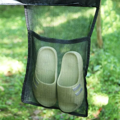 Vista 5 de HBTower - Escalera para cama elástica de 2 escalones con bolsa de almacenamiento y escalones anchos para niños Trampoline Accessories, Universal