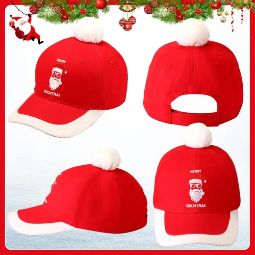 Vista 3 de Suhine 12 gorras de béisbol de Navidad, sombreros de Santa ajustables para adultos, gorra de golf para hombres, mujeres, adolescentes, vacaciones