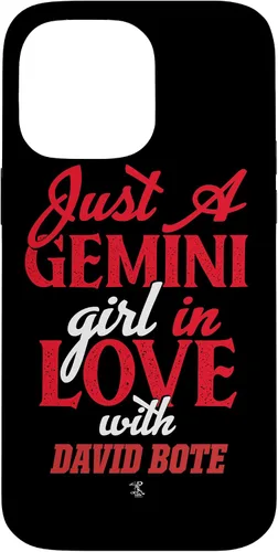 Vista 21 de iPhone 16 David Bote Gemini Girl Gameday Case