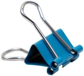 Vista 4 de JAM PAPER Clips para carpeta coloridos - Extra Pequeños - 3/5 Pulgadas (15 mm) - Clips para carpeta azules - 30/Paquete