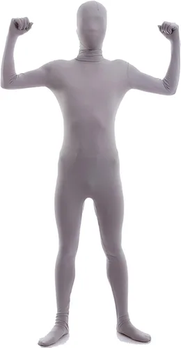Vista 21 de Aniler Traje de Cuerpo Completo Zentai de Elastano para Hombres y Mujeres Disfraz Body Azul bebé