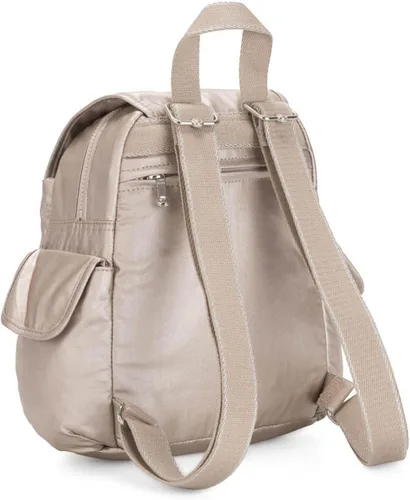 Vista 4 de Kipling CITY PACK MINI Mochila pequeña, Brillo metálico., Tamaño único