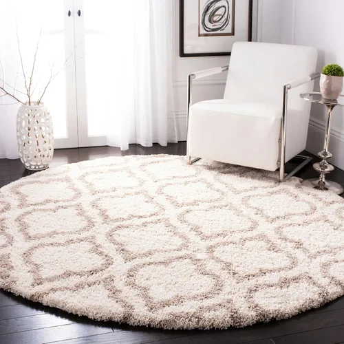 Vista 29 de SAFAVIEH Hudson Shag Collection - Alfombra decorativa de 2 x 3 pies, diseño marroquí, color gris y marfil, no desprende pelusa y de fácil cuidado, 2