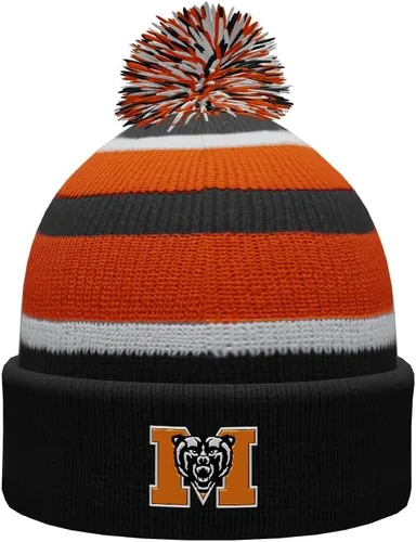 Vista 73 de NCAA Prime - Gorro de punto de invierno con pompón plegable