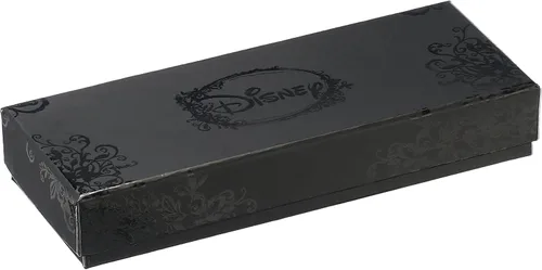 Vista 3 de Disney Reloj de cuarzo analógico redondo con purpurina para adultos Oro
