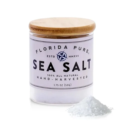 Vista 13 de FLORIDA PURE Sal marina de ajo negro – 80+ sal marina mineral, natural, sin refinar, no yodada – para hornear, cocinar, condimentar y mejorar