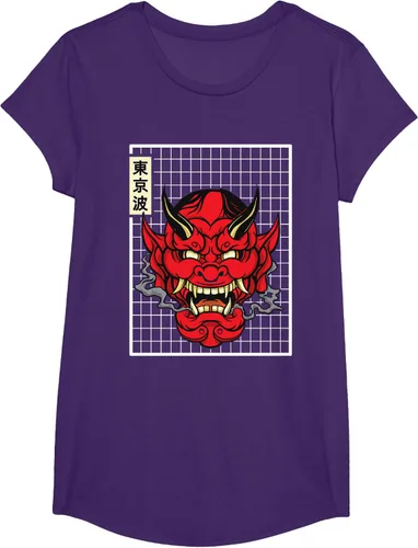 Vista 15 de Máscara japonesa de Demon Hannya Oni con máscara japonesa, Negro