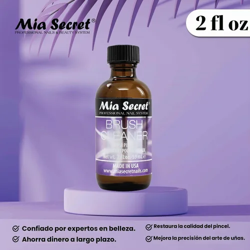 Vista 4 de Mia Secret Limpiador de pinceles, 2.0 fl oz