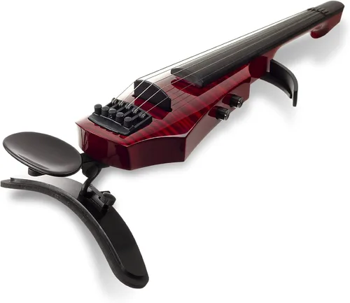 Vista 3 de NS Design WAV5 Violín eléctrico, rojo transparente