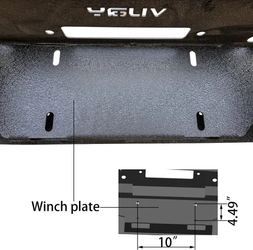 Vista 4 de Bronco - Parachoques delantero Rock Crawler Off Road compatible con Ford Bronco 2021 2022 2023 2024 2025 2026 (no compatible con versión deportiva)
