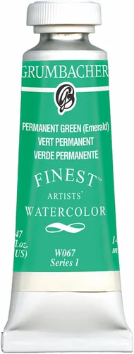 Vista 10 de Grumbacher Finest - Pintura de acuarela, 0.5 fl oz/0.47 oz, óxido de cromo verde (ligero)