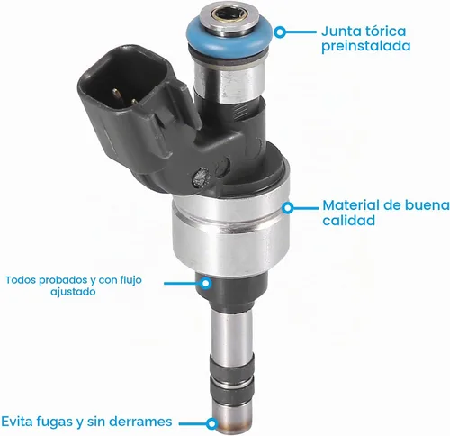 Vista 3 de X AUTOHAUX 12633784 Inyector de combustible para GMC Terrain 2.4L 2012-2017