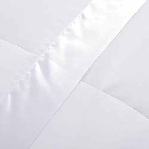 Vista 7 de HOMBYS Manta de plumón alternativo tamaño King de 120 x 120 pulgadas para todas las estaciones, manta de cama blanca acolchada ligera con ribete