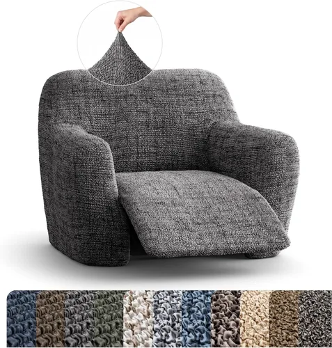 Vista 12 de PAULATO BY GA.I.CO. Funda reclinable – Funda de ajuste suave – Protector elástico de muebles reclinables de 1 pieza – Tela estampada hipoalergénica