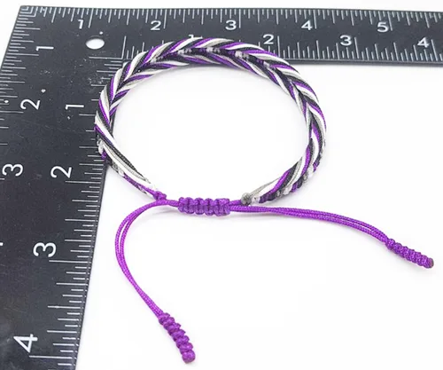 Vista 5 de LAMIBEE Pulsera tibetana con diseño de pansexualidad bisexual LGBT Proud Love Brazaletes de cuerda de amuleto y bohemio para mujeres y hombres