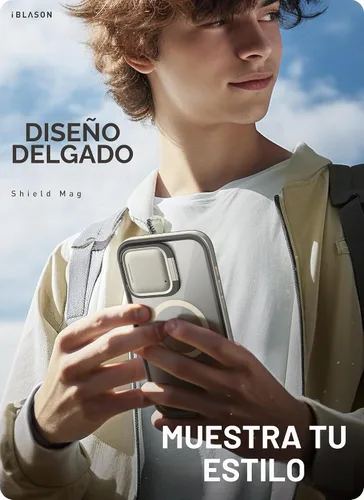 Vista 9 de i-Blason Funda magnética para iPhone 15 Pro Max con soporte para cámara [compatible con MagSafe] [Protección de grado militar] Funda transparente