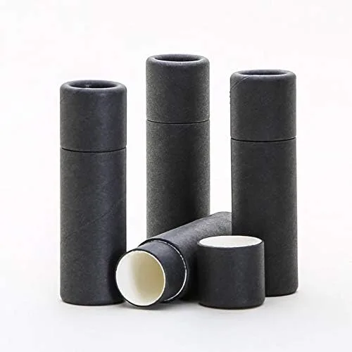 Vista 2 de Bálsamo/Salve/Cosmético/Loción Negro Kraft Cartón Tubos x100Q
