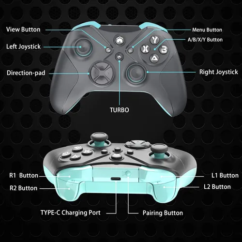 Vista 8 de Need to Upgrade Wireless Controller for Xbox, Game Controller Compatible with Xbox One, Xbox Series XS, Xbox One XS, iOS, Android, Steam Windows PC