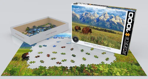 Vista 3 de EuroGraphics Grand Teton National Park Photography by Steve Hinch - Rompecabezas de 1000 piezas
