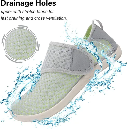Vista 3 de Lisdwde Zapatos de agua para mujeres y hombres zapatos de agua antideslizantes zapatos de natación deportes de playa zapatos de calcetín de secado