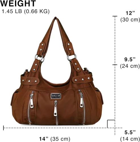Vista 22 de Scarleton: Bolso de mano para mujer, monederos para mujer, bolsos de hombro para mujer, H1292
