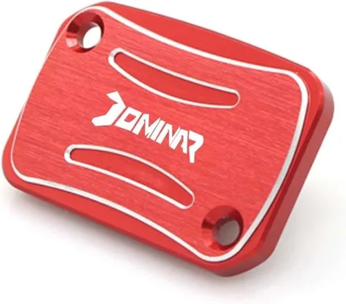 Vista 2 de Tapa Depósito Líquido Freno Delantero para Bajaj Pulsar 200NS 200RS 200AS Dominar 400200 NS/RS/AS Tapa Cilindro Maestro (Color : Dominar Rojo)