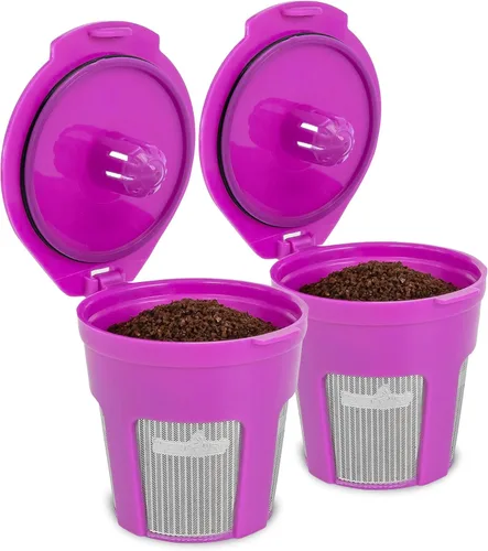 Vista 8 de Perfect Pod Cafe Fill Deluxe 1-Stream reutilizable K Cup - Compatible con Keurig 1.0 2.0 Plus K-Duo K-Mini K-Select K-Compact K-Elite y cafeteras