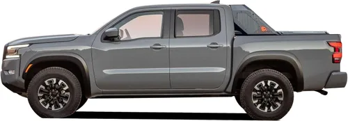 Vista 2 de Black Horse Vigor - Barra antivuelco modular negra compatible con Nissan Frontier 2022-2024