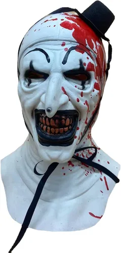 Vista 7 de Disfraz de payaso de arte, traje de terror de payaso asesino Body