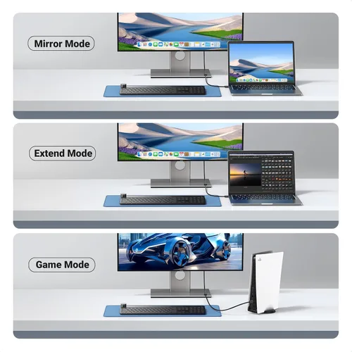 Vista 7 de UGREEN Cable de extensión HDMI 4K, extensor HDMI de 1.5 pies macho a hembra, cable adaptador compatible con Roku TV Stick PS5 PS4 Xbox Laptop PC