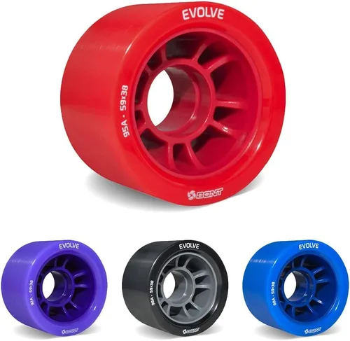 Vista 7 de Bont Skates - Evolve Roller Derby Skate Wheel - Indoor Roller Skate Wheels - Rollerskate Wheels
