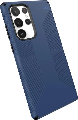 Vista 10 de Speck Productos Funda Presidio2 Grip Samsung Galaxy S22 Ultra, bisel elevado, Negro/Negro/Blanco