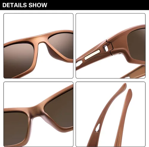 Vista 2 de YIMI Gafas de sol polarizadas fotocromáticas para conducción z87 para hombres y mujeres gafas de seguridad de día y noche