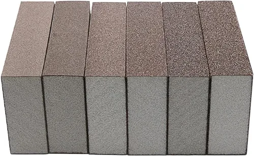 Vista 2 de Bloques de papel de lija de esponja de grano 60 para pulir diamantes, herramienta de lijado a mano lavable y reutilizable