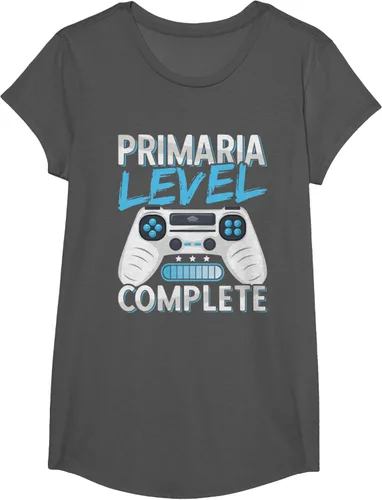 Vista 38 de Camiseta completa de diploma de escuela primaria de graduación, Negro