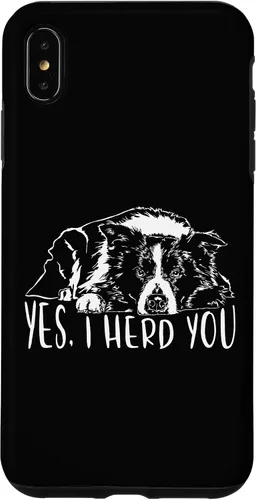 Vista 11 de Border Collie I Herd You Herd You Dog Funny Dog Saying Case for iPhone 17