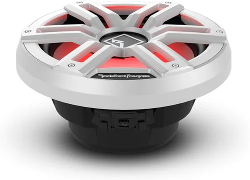 Vista 3 de Rockford Fosgate M2D2-12I Color Optix 12" Subwoofer marino - Blanco Baffle, caja no requerida, DVC de 2 ohmios, rejillas deportivas e inoxidables