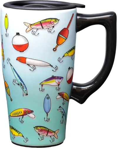 Vista 8 de Spoontiques - Tazas de viaje de cerámica - Taza de la Fuerza Aérea - Bebidas calientes o frías - Regalo para los amantes del café