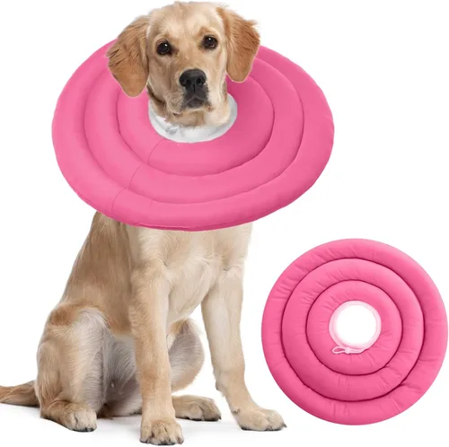 Vista 47 de IDOMIK - Collar de recuperación para perros, cono suave impermeable para perros después de la cirugía Comfy Protective Elizabethan Collar