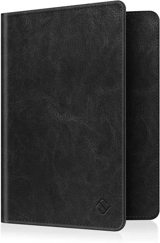 Vista 12 de Fintie - Funda para pasaporte, billetera de viaje delgada con bloqueo RFID, estuche para tarjetas, protector para pasaporte, elementos esenciales