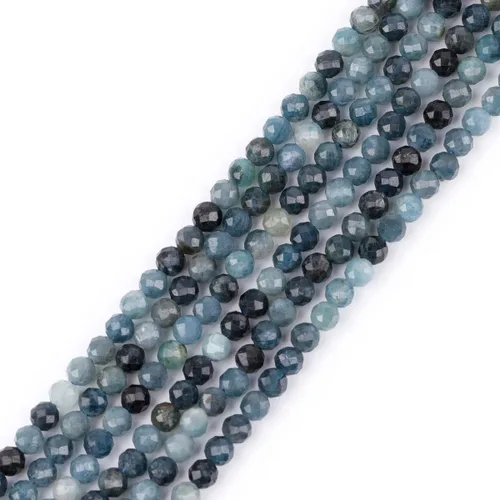 Vista 97 de GEM-Inside Cuentas espaciadoras redondas facetadas de gemas de lapislázuli azul natural semipreciosas de 2mm para hacer joyas 15