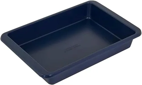 Vista 11 de KitchenAid Molde antiadherente de acero aluminizado, apto para lavavajillas, agave, 9 x 13 pulgadas
